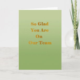 Our Team Card