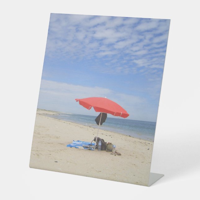 OUR umbrella. Pedestal Sign (Front)