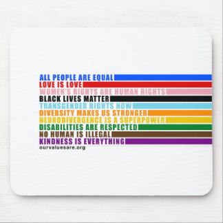Our Values Are Mouse Mat