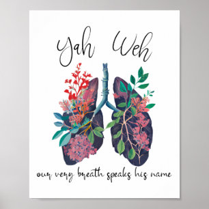 Our Very Breath Speaks His Name Yhwh Christian Rel Poster