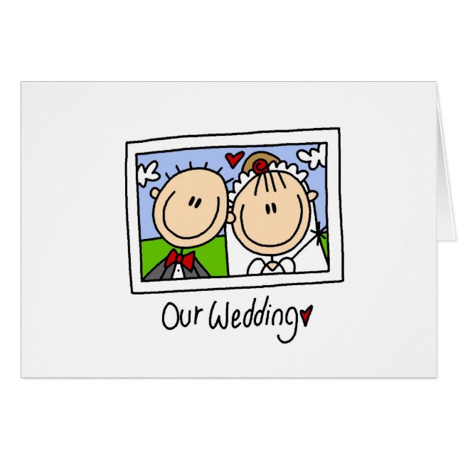 Our Wedding Bride and Groom T-shirts and Gifts (Front Horizontal)