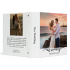 Our Wedding Custom Photo Binder | Personalised