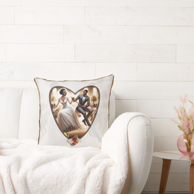 Our Wedding Day Bliss Elegant  Cushion (Couch)