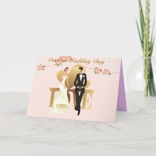 Our Wedding Day card (Front)