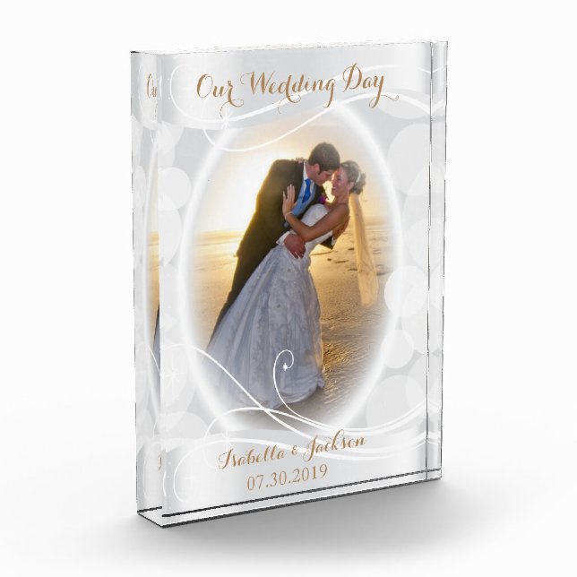 Our Wedding Day - DIY Photo (Left)