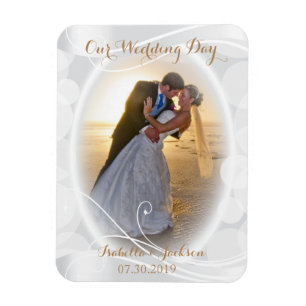Our Wedding Day Keepsake Magnet
