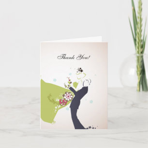 Our Wedding Day - Thank You card