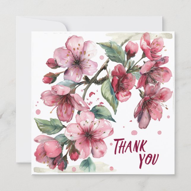 Our Wedding Day thank you. You Card (Front)