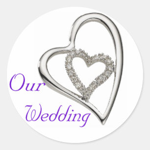 Our Wedding Envelope Seal Stickers
