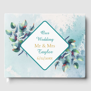 Our Wedding   Eucalyptus Botanical Greenery Guest Book