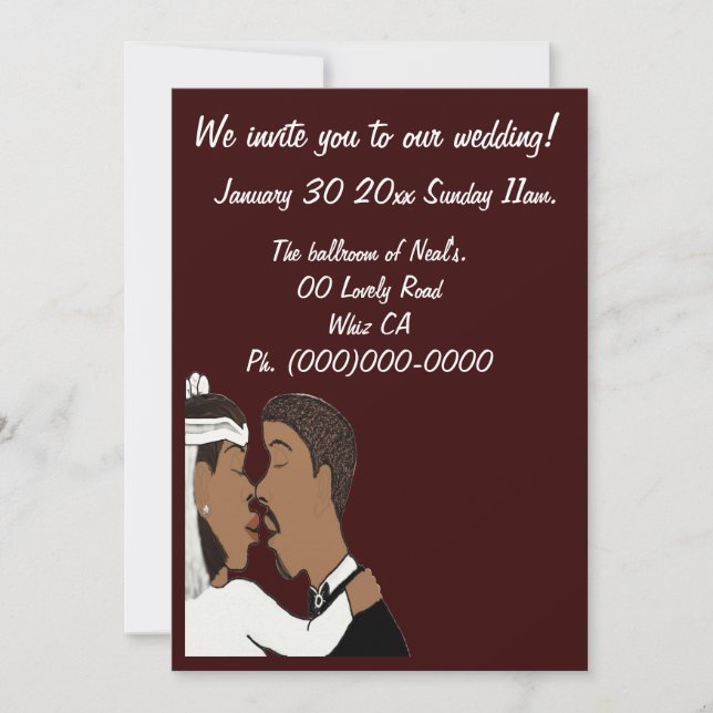 Our wedding Invitation (Front)