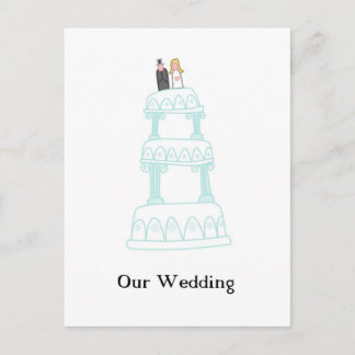 Our Wedding Postcard