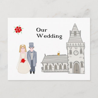 Our Wedding Postcard