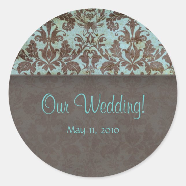 Our Wedding RSVP Stickers (Front)