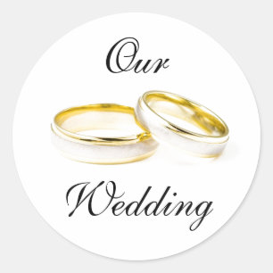 Our Wedding Sticker
