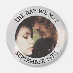 Our Weddng Date Personalised Reminder Magnet