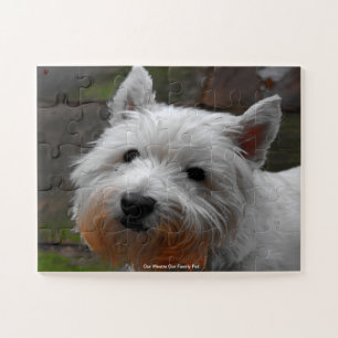 Our Westie Our Family Pet Jigsaw Puzzle