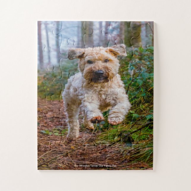 Our Wheaten Terrier Our Family Pet Jigsaw Puzzle (Vertical)