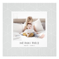 Our whole world instant photo geometric