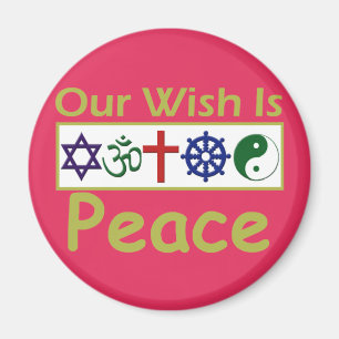 Our Wish Is PEACE Magnet