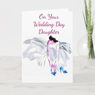 OUR **WISHES FOR YOUR WEDDING** DAUGHTER CARD