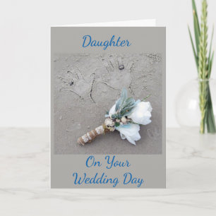 OUR **WISHES FOR YOUR WEDDING** DAUGHTER CARD