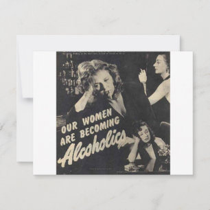 Our women are becoming alcoholics!