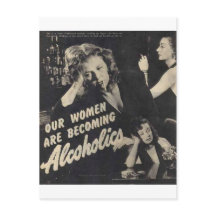 Our women are becoming alcoholics!