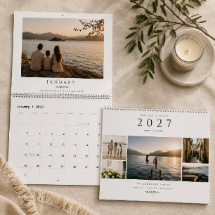 Our Year in Photos Personalised Family Calendar