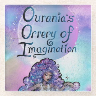 Ourania’s Orrery of Imagination Glass Coaster