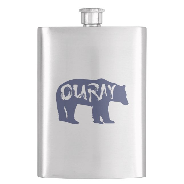 Ouray Bear Hip Flask (Front)