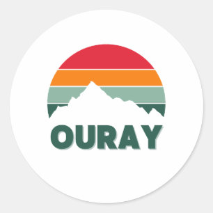 OURAY CLASSIC ROUND STICKER