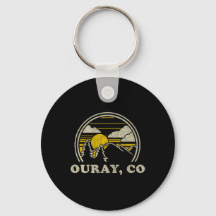 Ouray Colorado Co T Shirt Vintage Hiking Mountains Key Ring