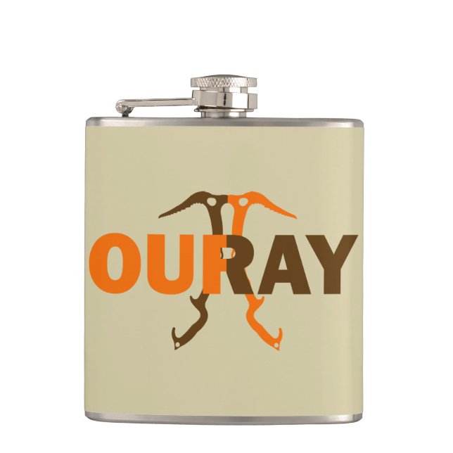Ouray Colorado Hip Flask (Front)