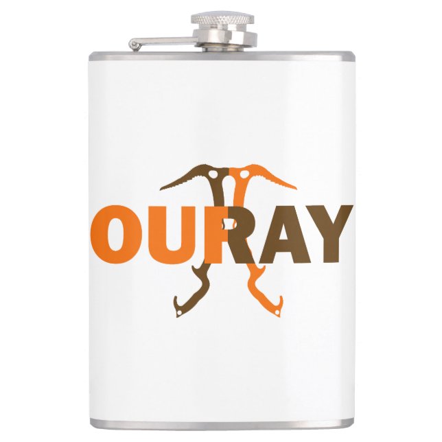 Ouray Colorado Hip Flask (Front)