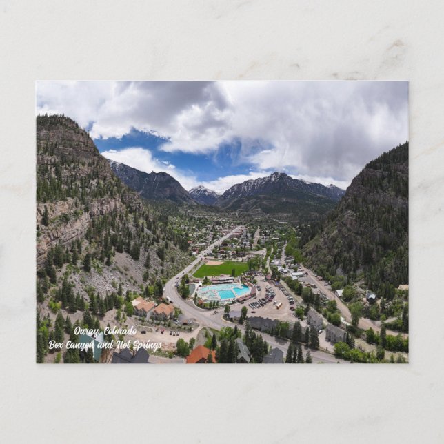 Ouray, Colorado Hot Springs Postcard (Front)