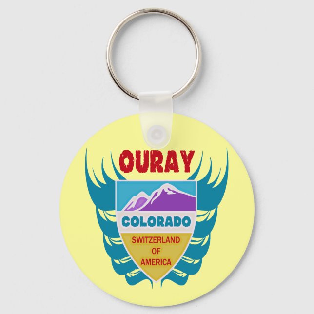 Ouray, Colorado Key Ring (Front)