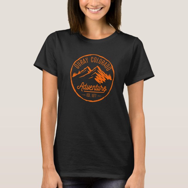 Ouray Colorado Mountains Hot Springs Premium T-Shirt (Front)