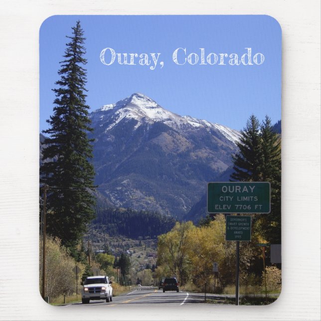 Ouray Colorado Mouse Mat (Front)