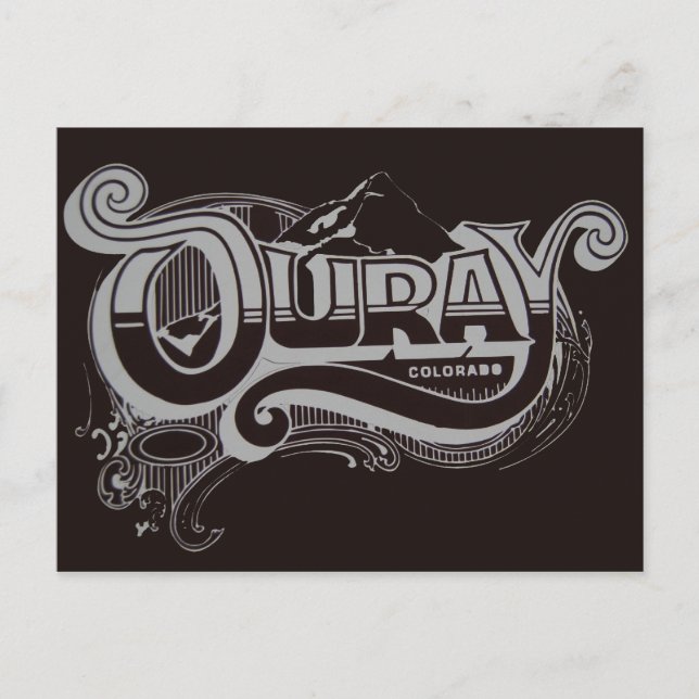 ouray colorado postcard (Front)