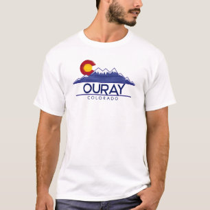 Ouray Colorado wood mountains shirt