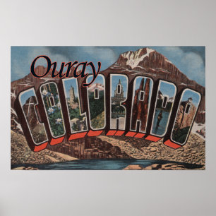Ouray, ColoradoLarge Letter ScenesOuray, CO Poster