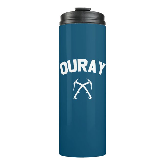 Ouray Ice Climbing Thermal Tumbler (Front)
