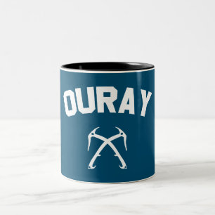 Ouray Ice Climbing Two-Tone Coffee Mug