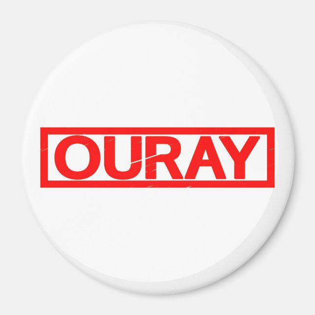 Ouray Stamp Magnet (Front)