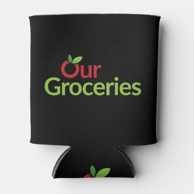 OurGroceries Can Cooler (Front)