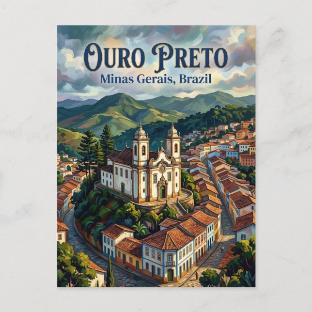 Ouro Preto Brazil Postcard (Front)