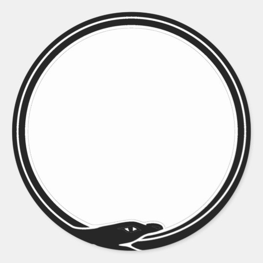 Ouroboros Classic Round Sticker