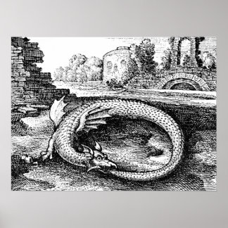 Ouroboros Dragon Poster
