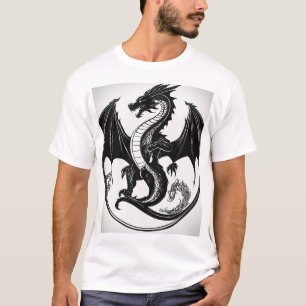 Ouroboros Essence – Minimalist Dragon T-Shirt Coll